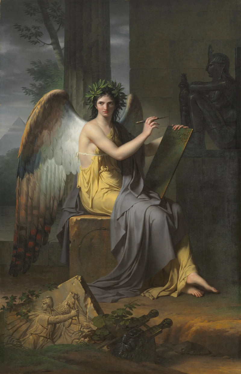 Clio, muse presiding over History - Charles Meynier
