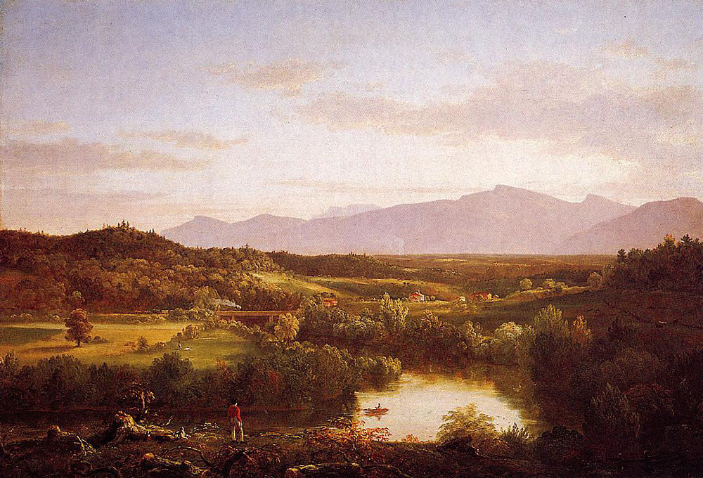 Rivière dans les Catskills - Thomas Cole