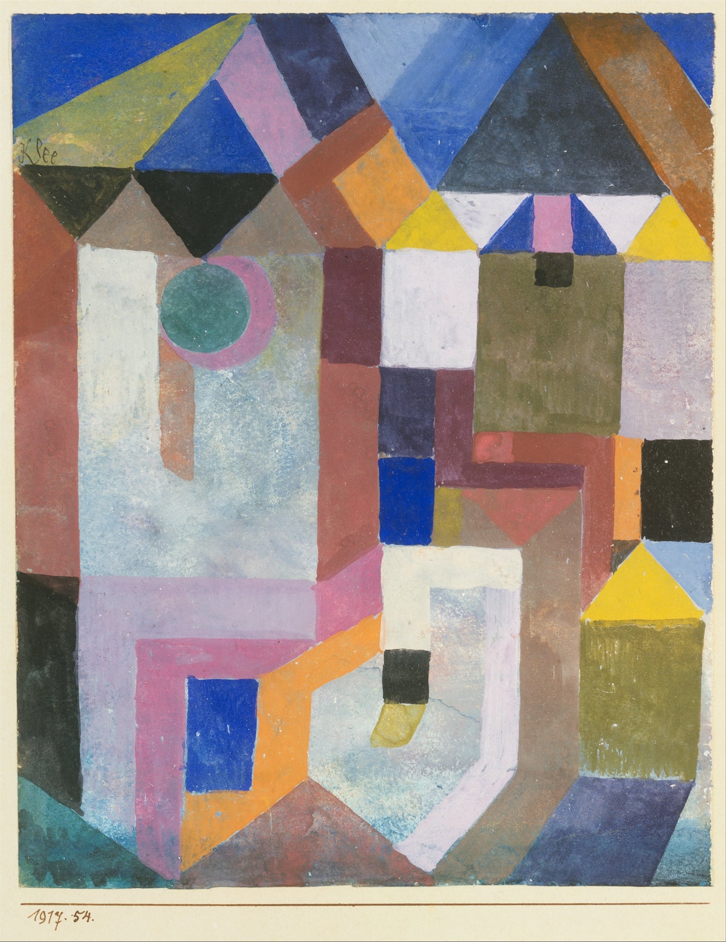 Colored Architecture - Paul Klee