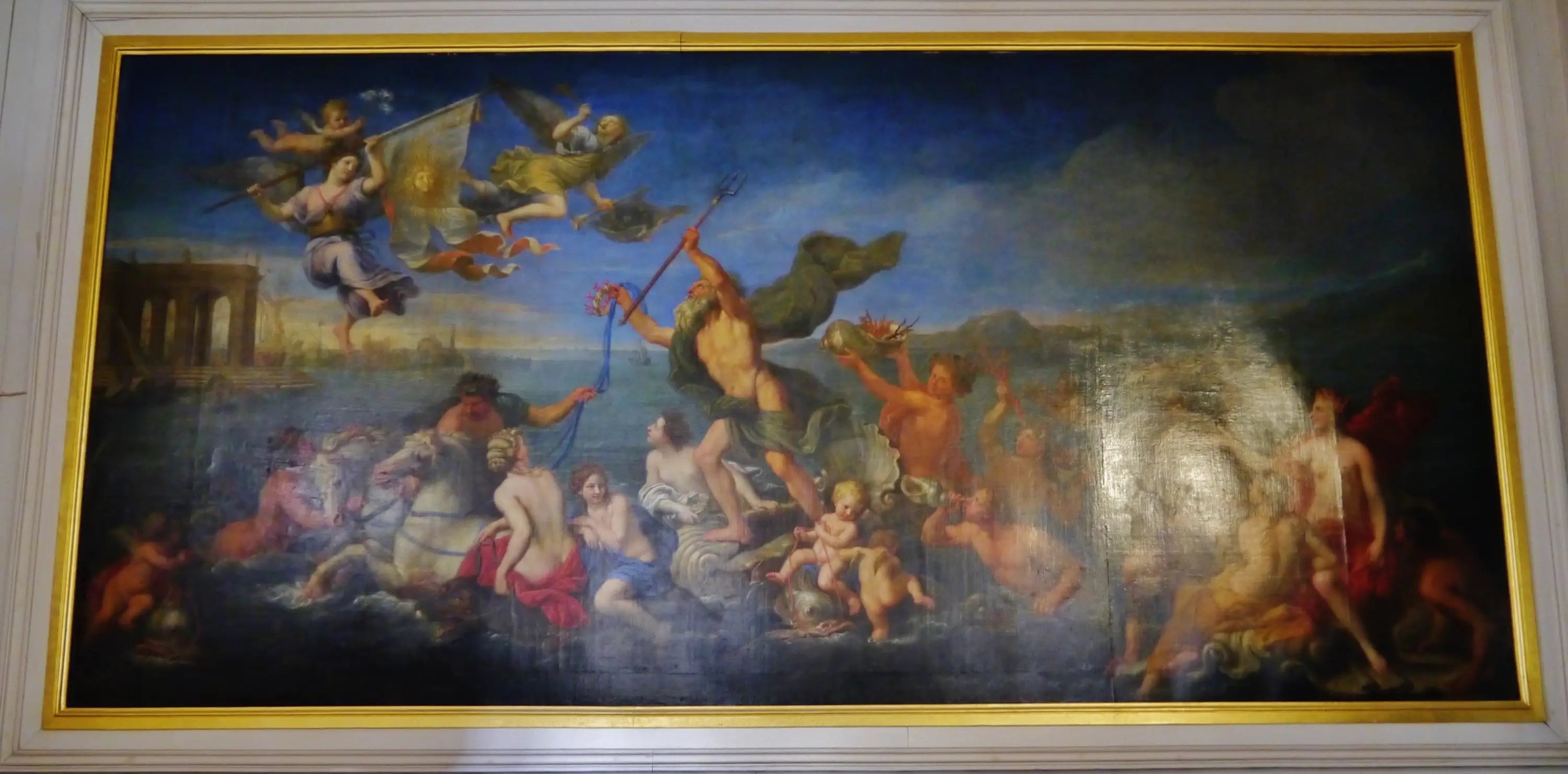 Neptune offrant ses richesses à la France. Allégorie à Louis XIV - Pierre Mignard - Alpha Reproduction