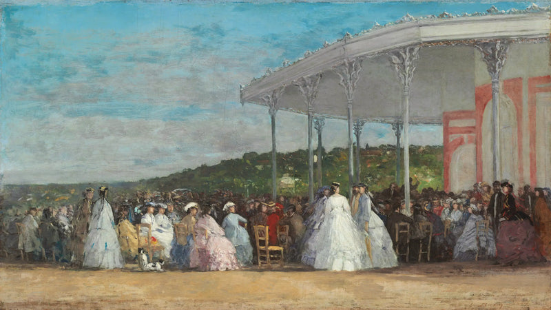 Concert at the Casino of Deauville - Eugène Boudin