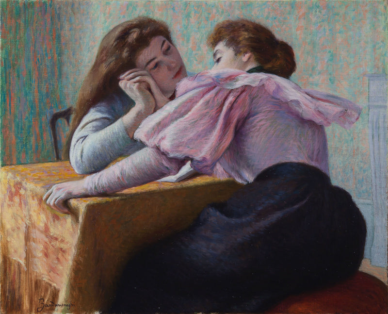 Conversation at the table - Federico Zandomeneghi