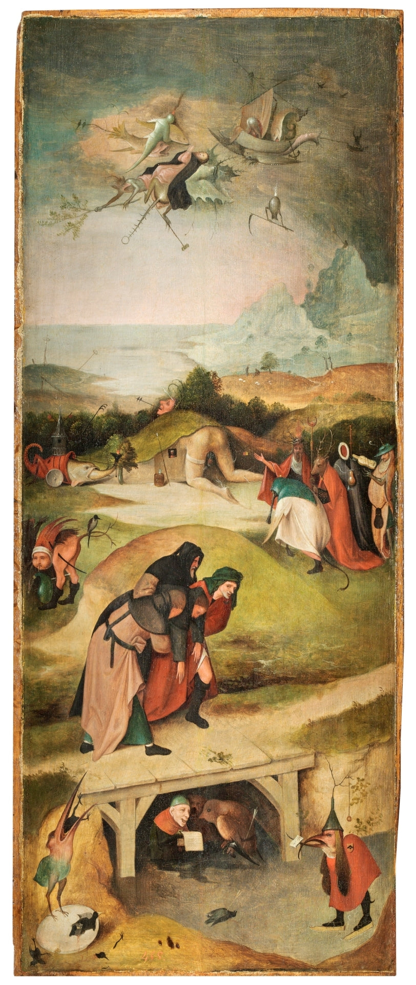The Temptation of Saint Anthony. - Hieronymus Bosch