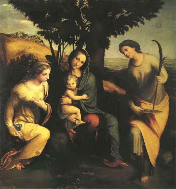Madonna of Albinea - Antonio da Correggio