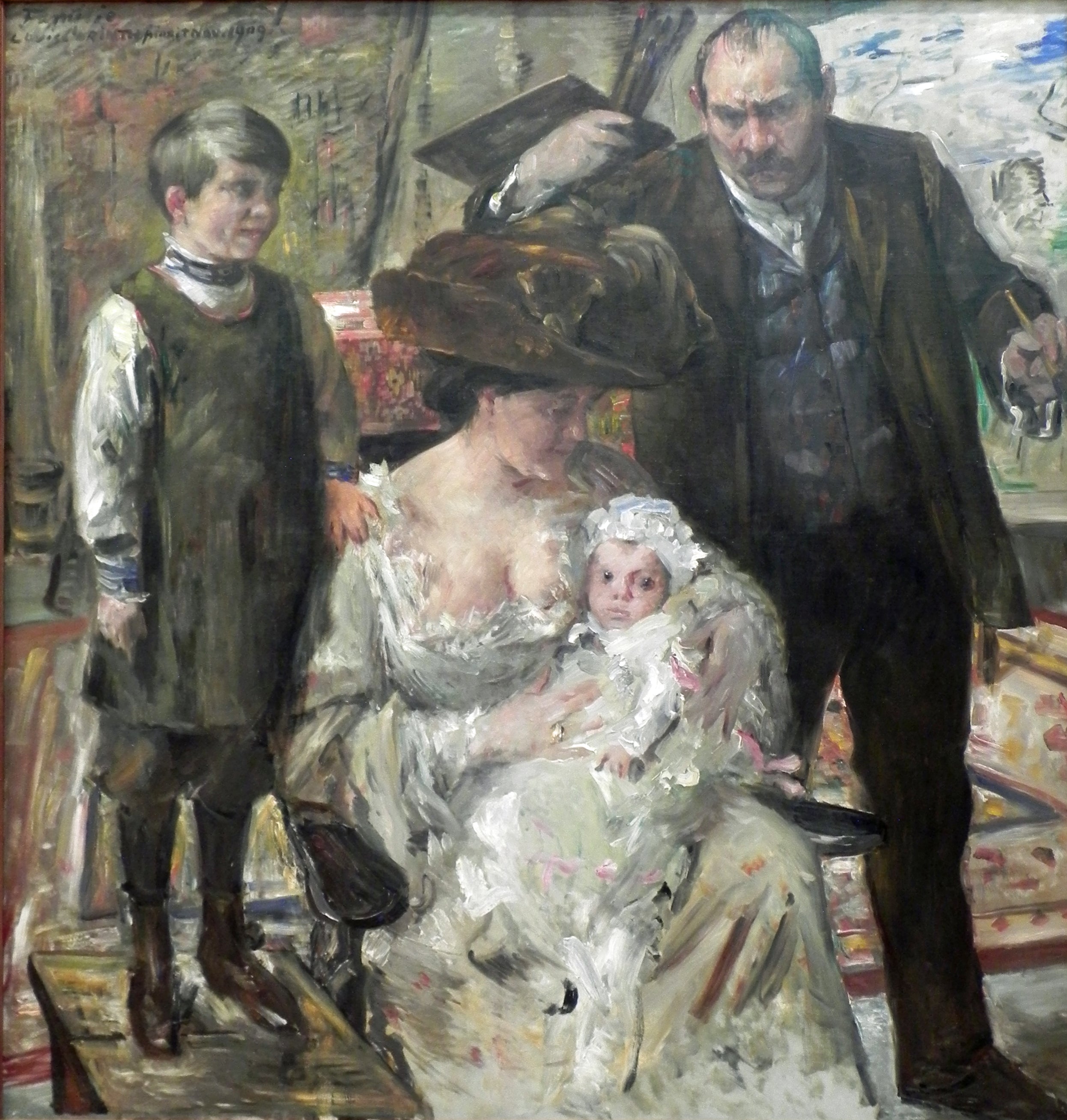 Der Künstler und seine Familie - Lovis Corinth