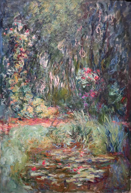 🍃 Water Lily Pond Corner – Claude Monet