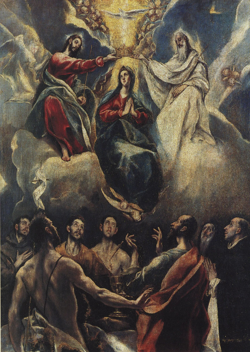 The Coronation of the Virgin - El Greco