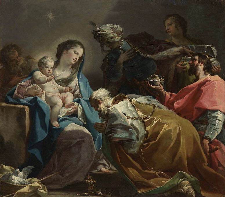 Adoration des mages - Corrado Giaquinto - Alpha Reproduction