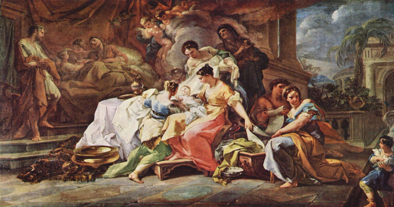 The Birth of the Virgin - Corrado Giaquinto