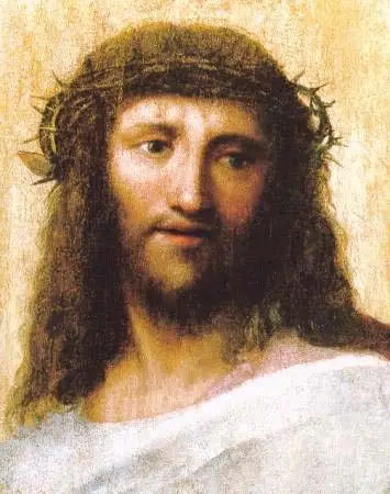 Portrait of Christ - Antonio da Correggio