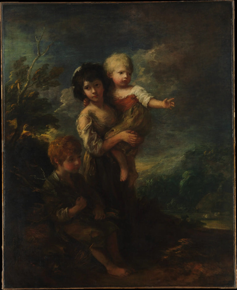 The Children of the Cottage (The Wood Gatherers) - Thomas Gainsborough