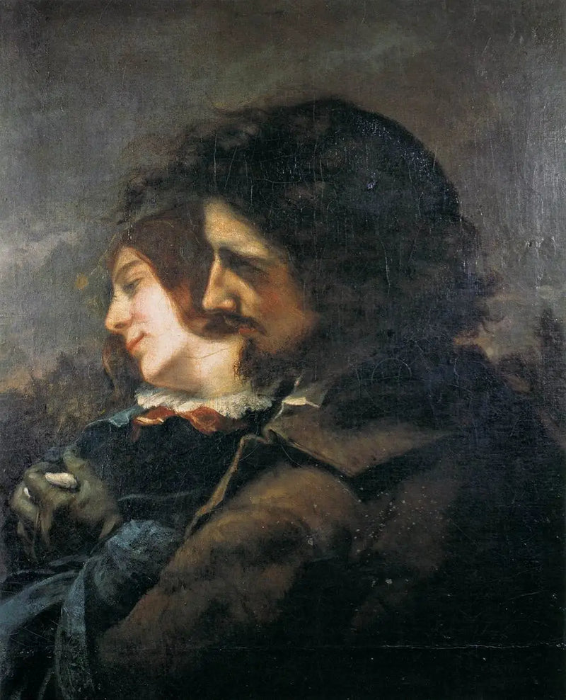 The Happy Lovers - Gustave Courbet
