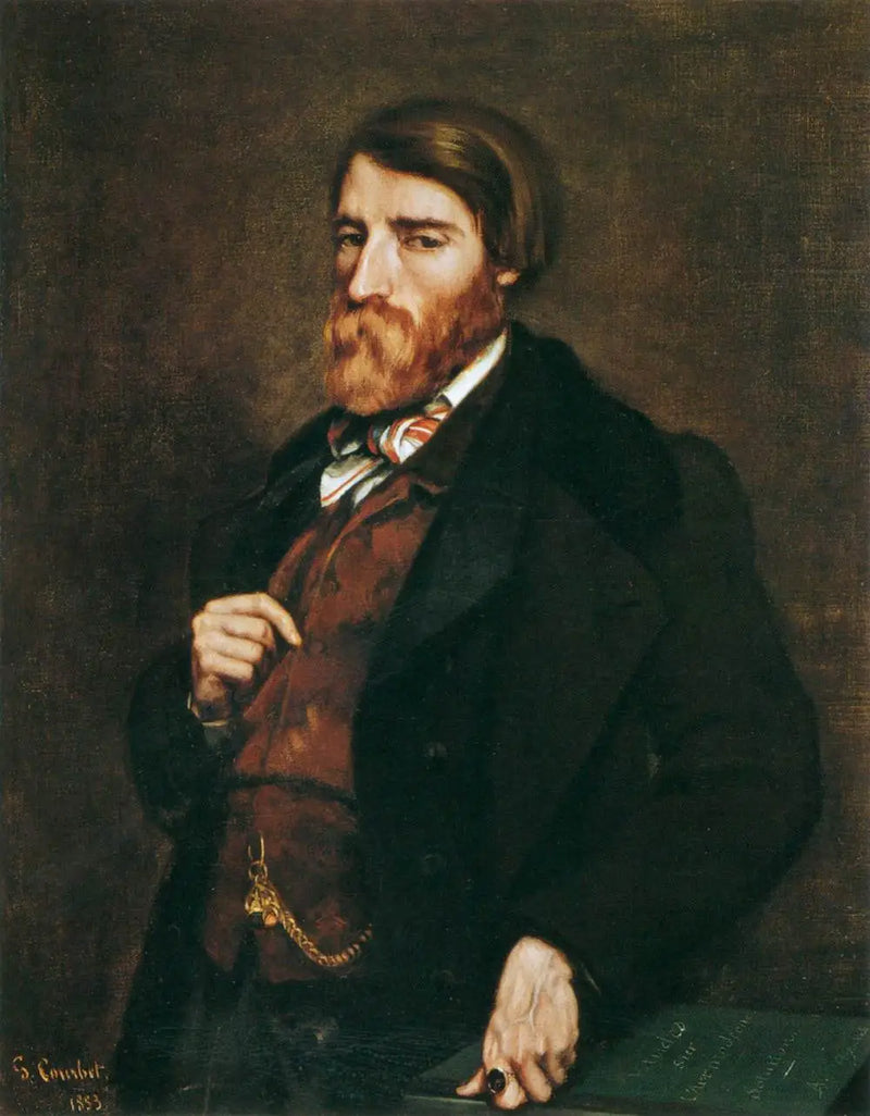 Portrait of Alfred Bruyas - Gustave Courbet