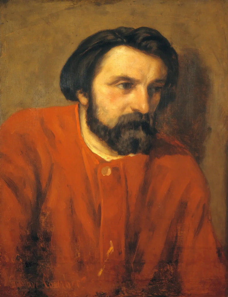 The Sculptor Louis-Joseph Lebœuf - Gustave Courbet