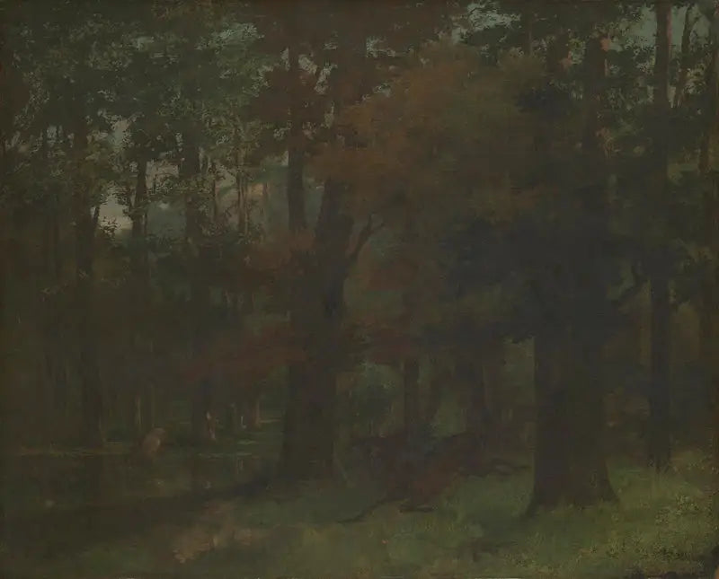 In the Forest - Gustave Courbet