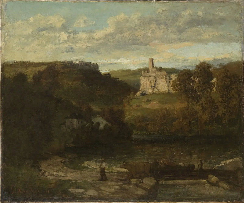 Landscape at Ornans - Gustave Courbet