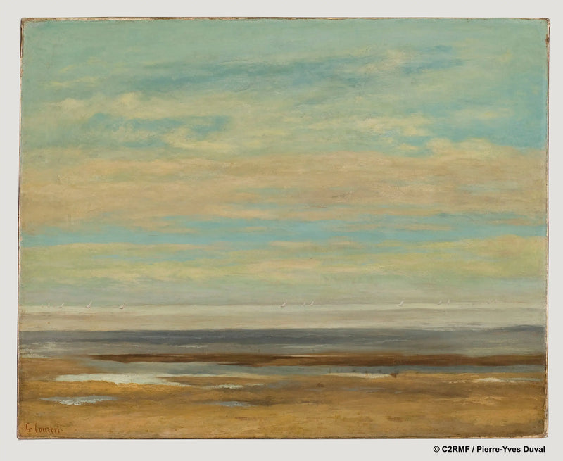 Calm Sea at Palavas - Gustave Courbet