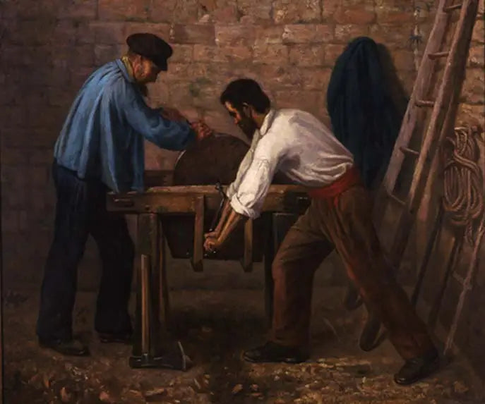 The Knife Sharpeners - Gustave Courbet