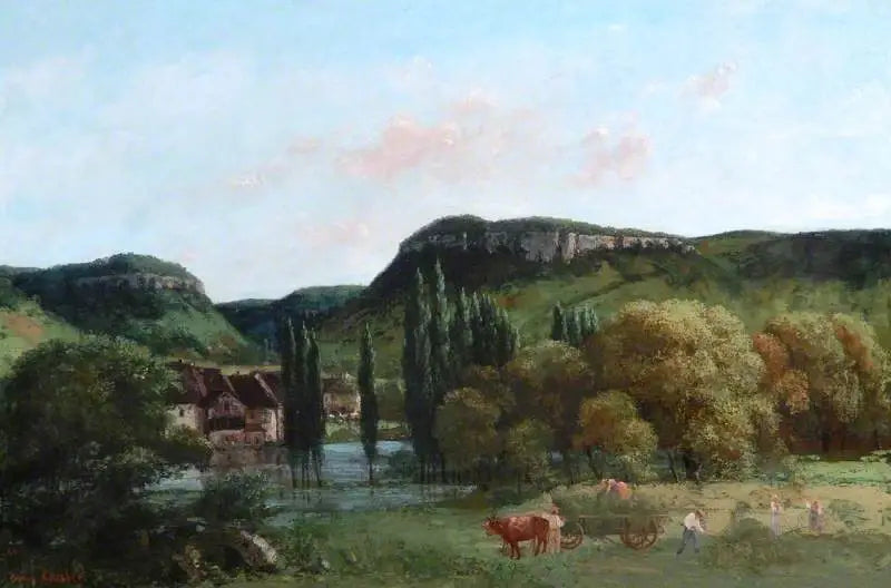 View in Ornans - Gustave Courbet