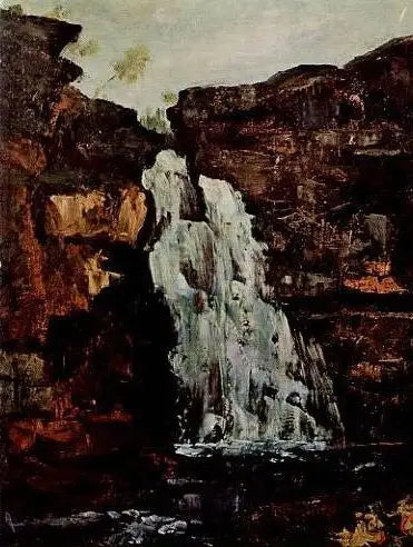 Le Saut-du-Doubs - Gustave Courbet - Alpha Reproduction