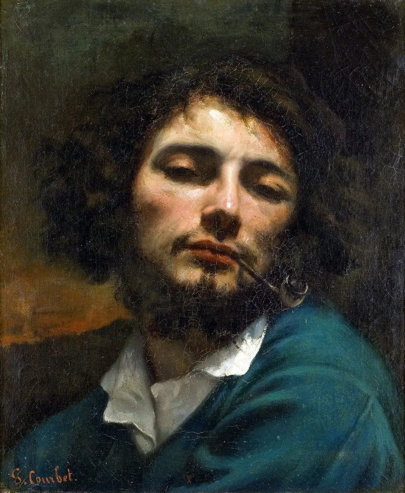 The Man with a Pipe - Gustave Courbet