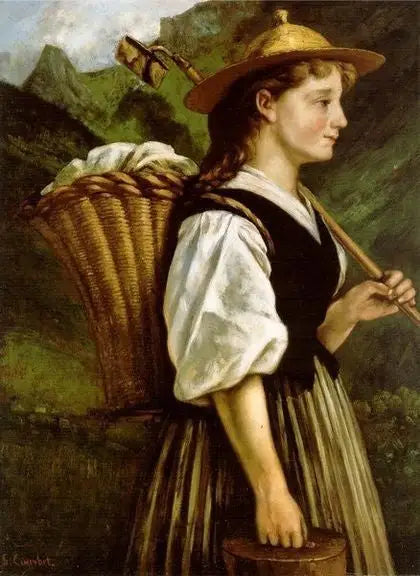 The Winegrower of Montreux - Gustave Courbet