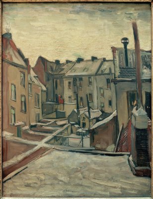 🏙️ Playground in Antwerp – Vincent van Gogh (1885–1886)