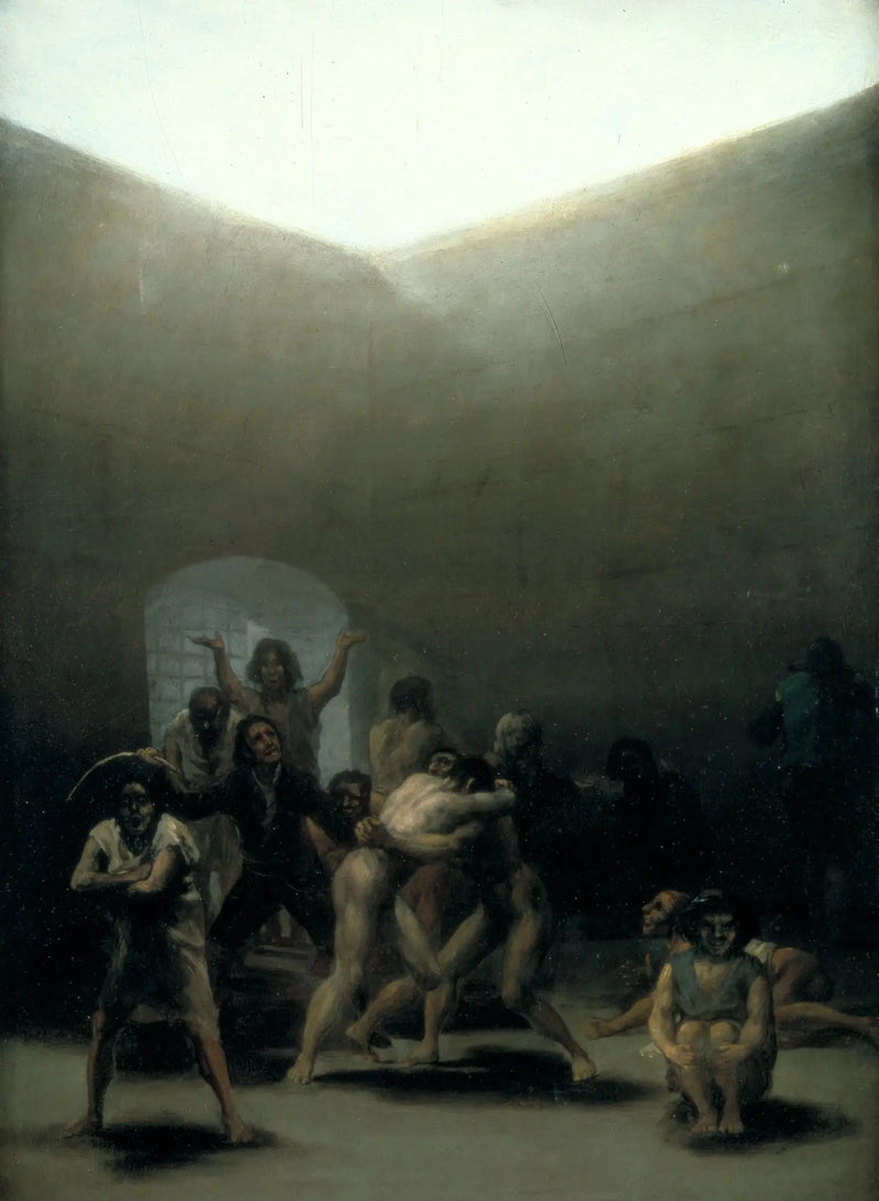 The Enclosure of the Mad - Francisco de Goya