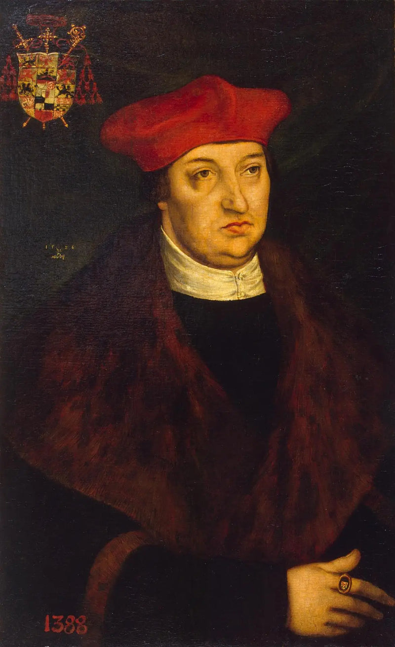 Portrait of Cardinal Albrecht of Brandenburg - Lucas Cranach the Elder