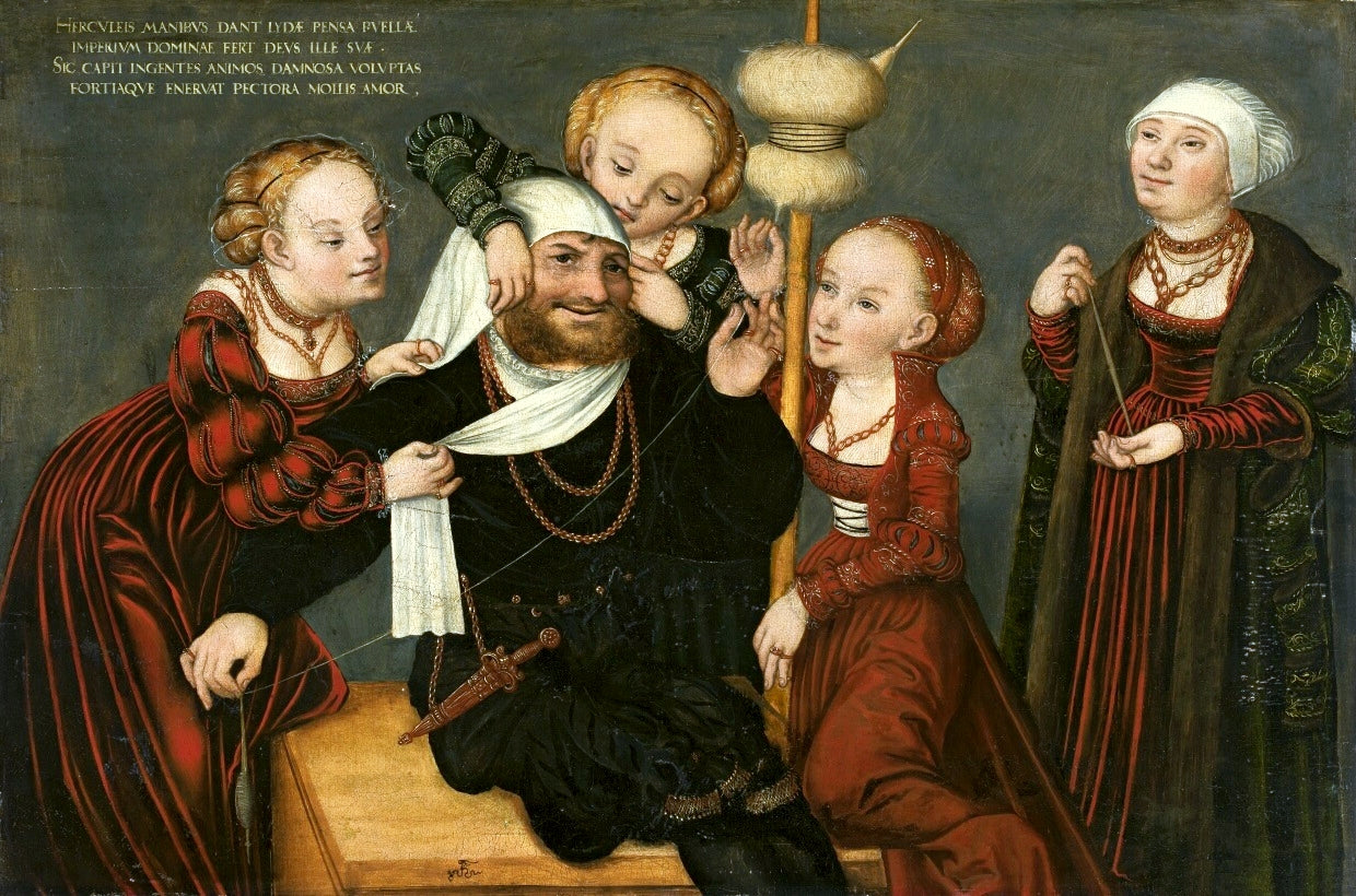 Héraclès et Omphale - Lucas Cranach the Elder - Alpha Reproduction