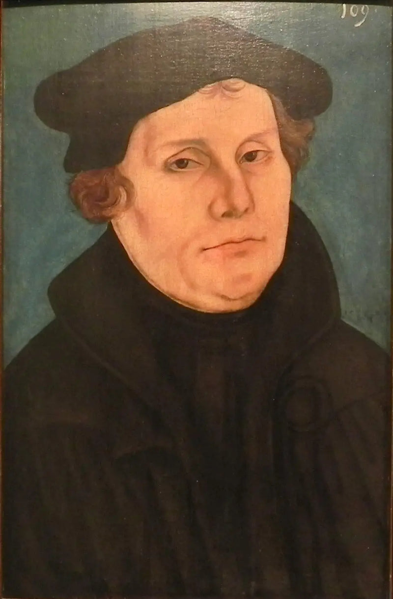 Martin Luther, en bust, tourné vers la droite - Lucas Cranach the Elder