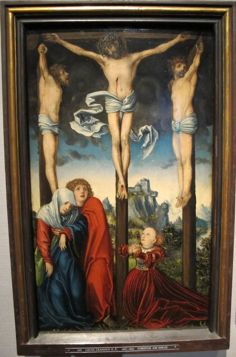 The Crucified Christ between the Two Thieves - Lucas Cranach the Elder