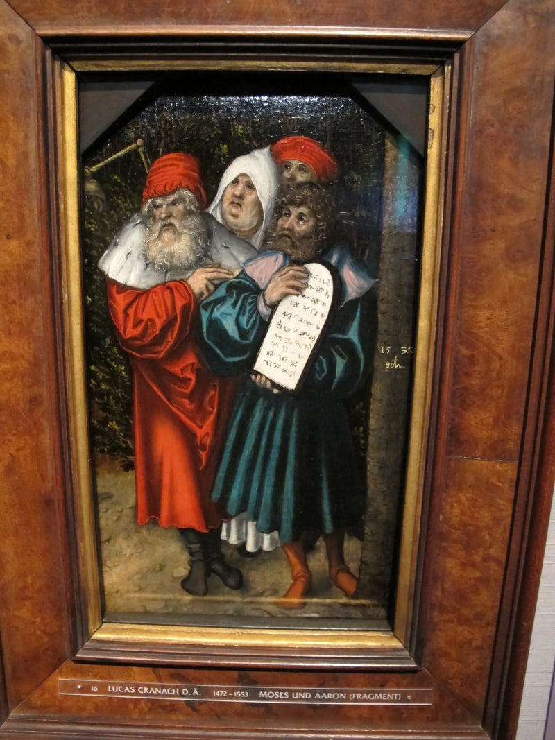 Moses and Aaron and Two Prophets - Lucas Cranach the Elder