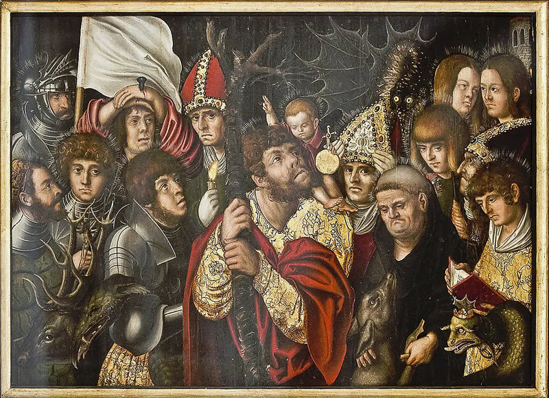 The Fourteen Helpers in Need - Lucas Cranach the Elder