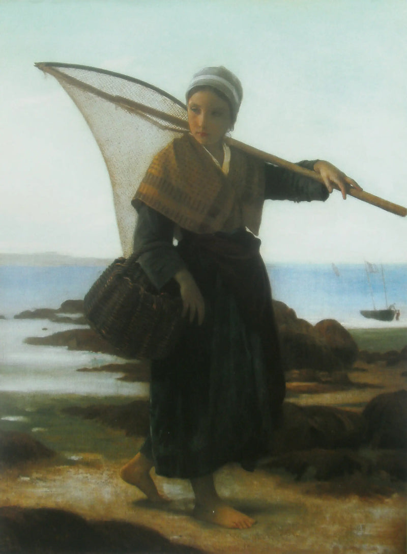 Shrimp Fisherwoman - Bouguereau