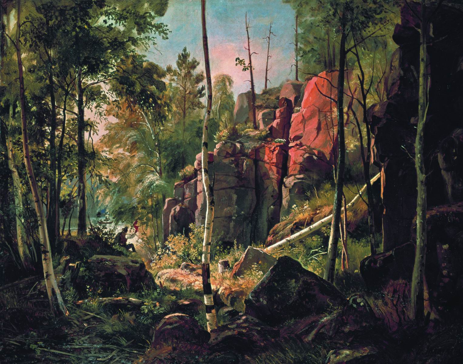 Vue de l'île de Valaam. Kukko - Ivan Chichkine