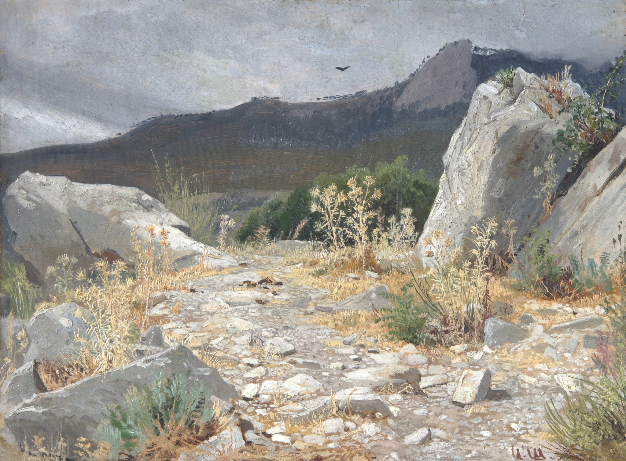 Sentier de montagne. Crimée - Ivan Chichkine