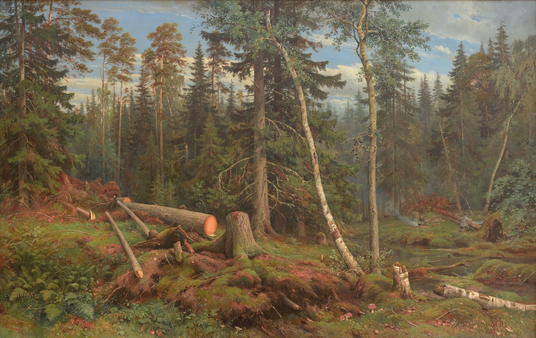 Exploitation forestière - Ivan Chichkine