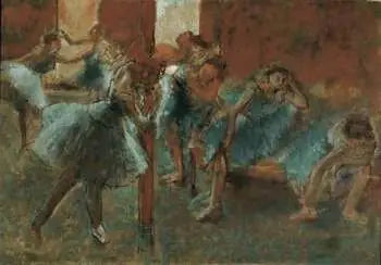 Dancers in Rehearsal - Edgar Degas