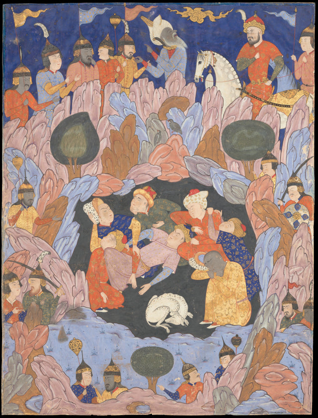 The Seven Sleepers of Ephesus - Anonymous Persian Workshop