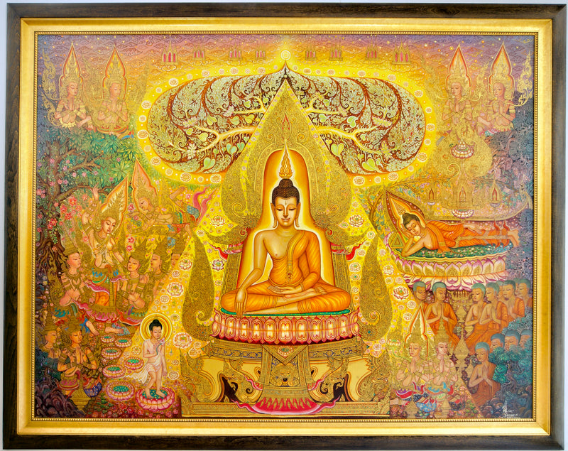 The Life of Buddha | 240 x 180 cm