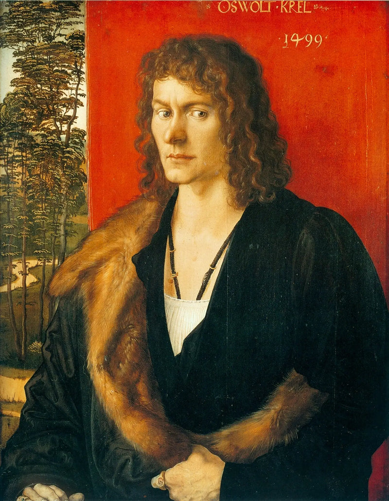 Portrait of Oswolt Krel: Oswolt Krel - Albrecht Dürer
