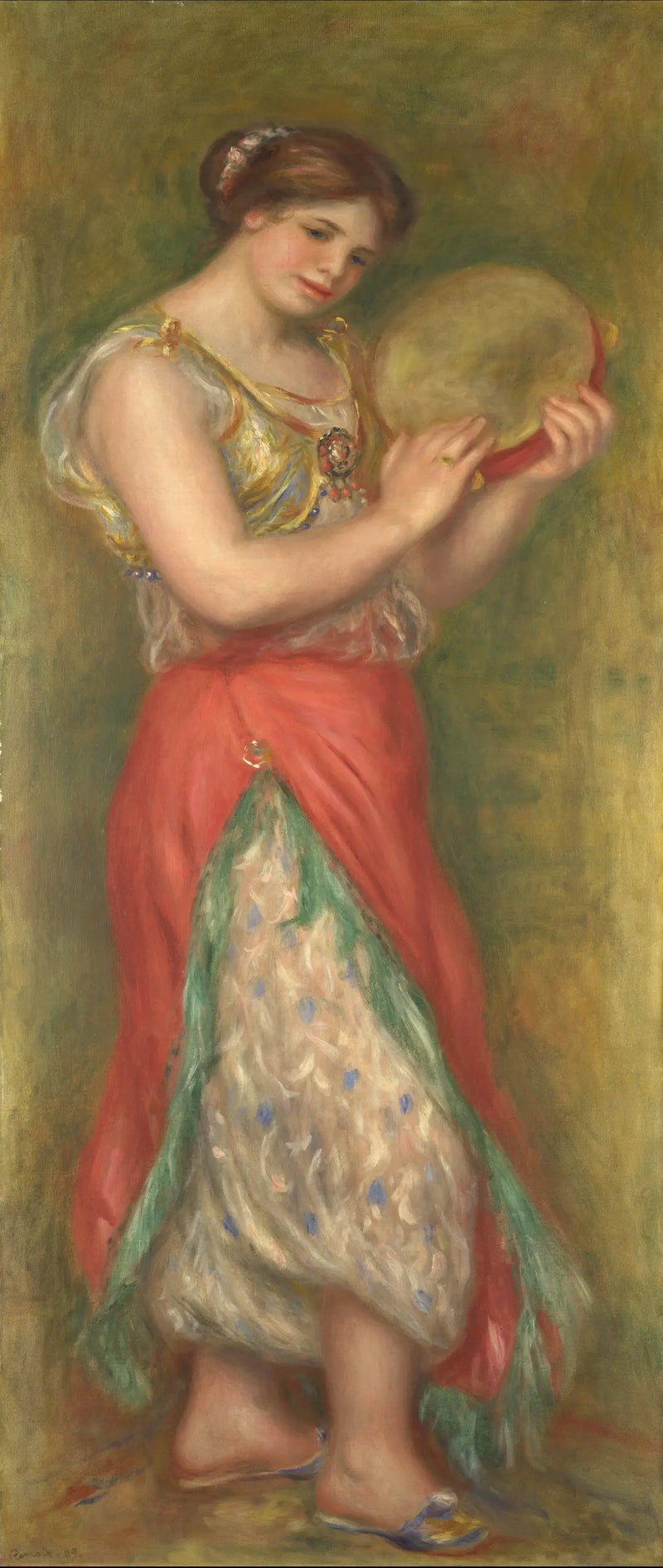Dancer with Tambourine - Pierre-Auguste Renoir