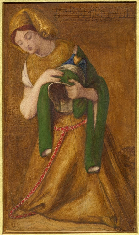 My Lady Greensleeves - Dante Gabriel Rossetti