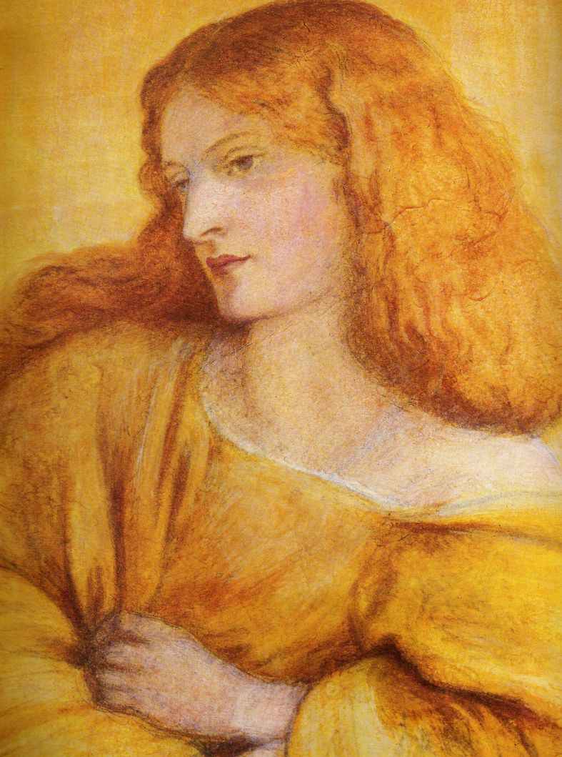 Woman in Yellow - Dante Gabriel Rossetti