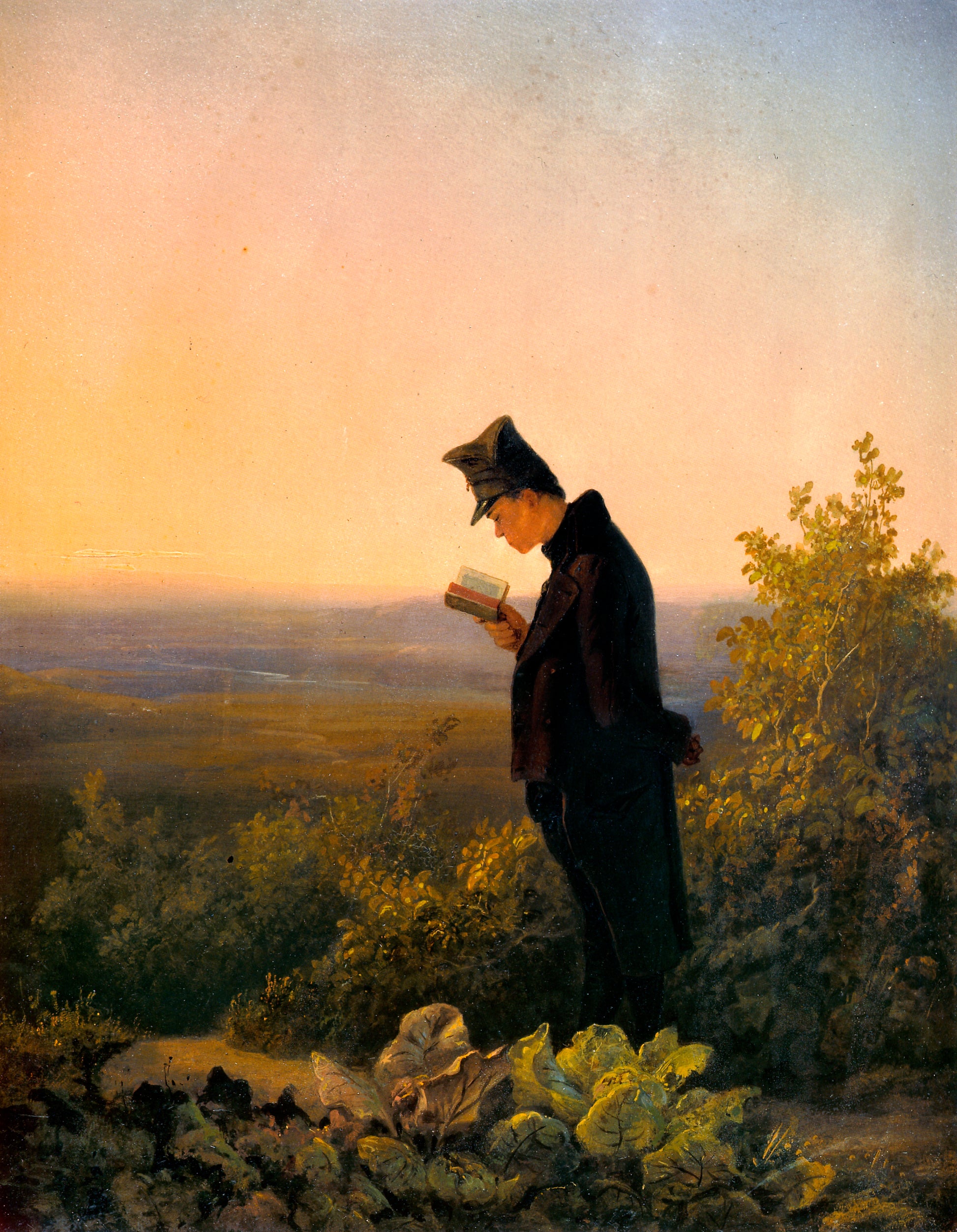 The Reading of the Breviary, in the Evening - Carl Spitzweg