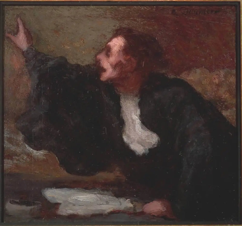 Lawyer Pleading - Honoré Daumier
