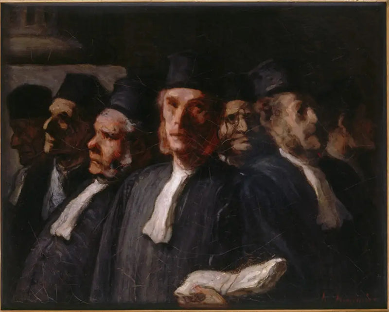 The Lawyers - Honoré Daumier