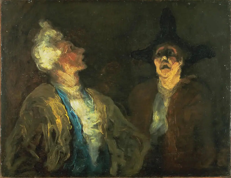 Two Actors (Comedy Scene) - Honoré Daumier