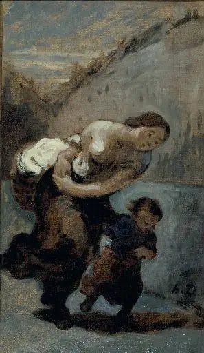 The Burden - Honoré Daumier